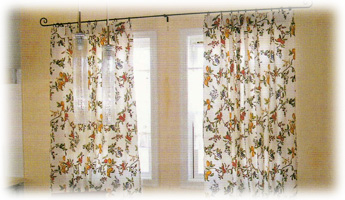 カーテンの写真